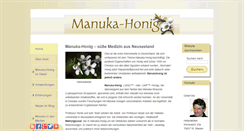 Desktop Screenshot of manuka-honig.org