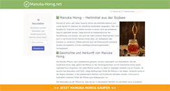 Desktop Screenshot of manuka-honig.net