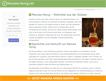 Tablet Screenshot of manuka-honig.net